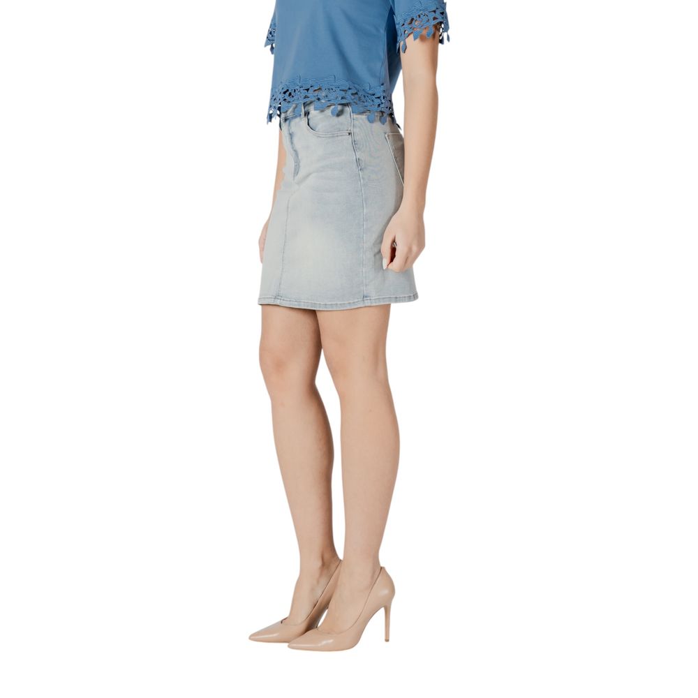 Morgan De Toi Blau Baumwolle Mini