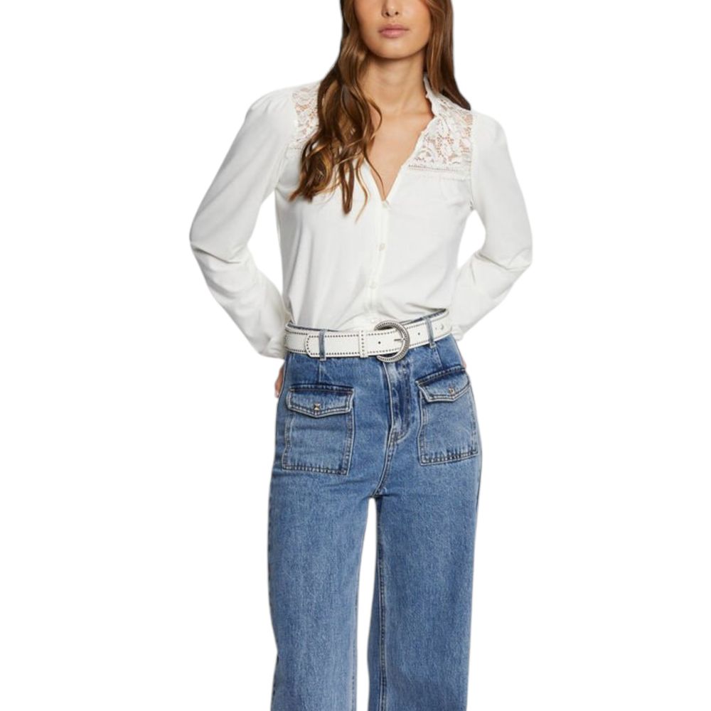 Morgan De Toi Weißes Polyester-Hemd