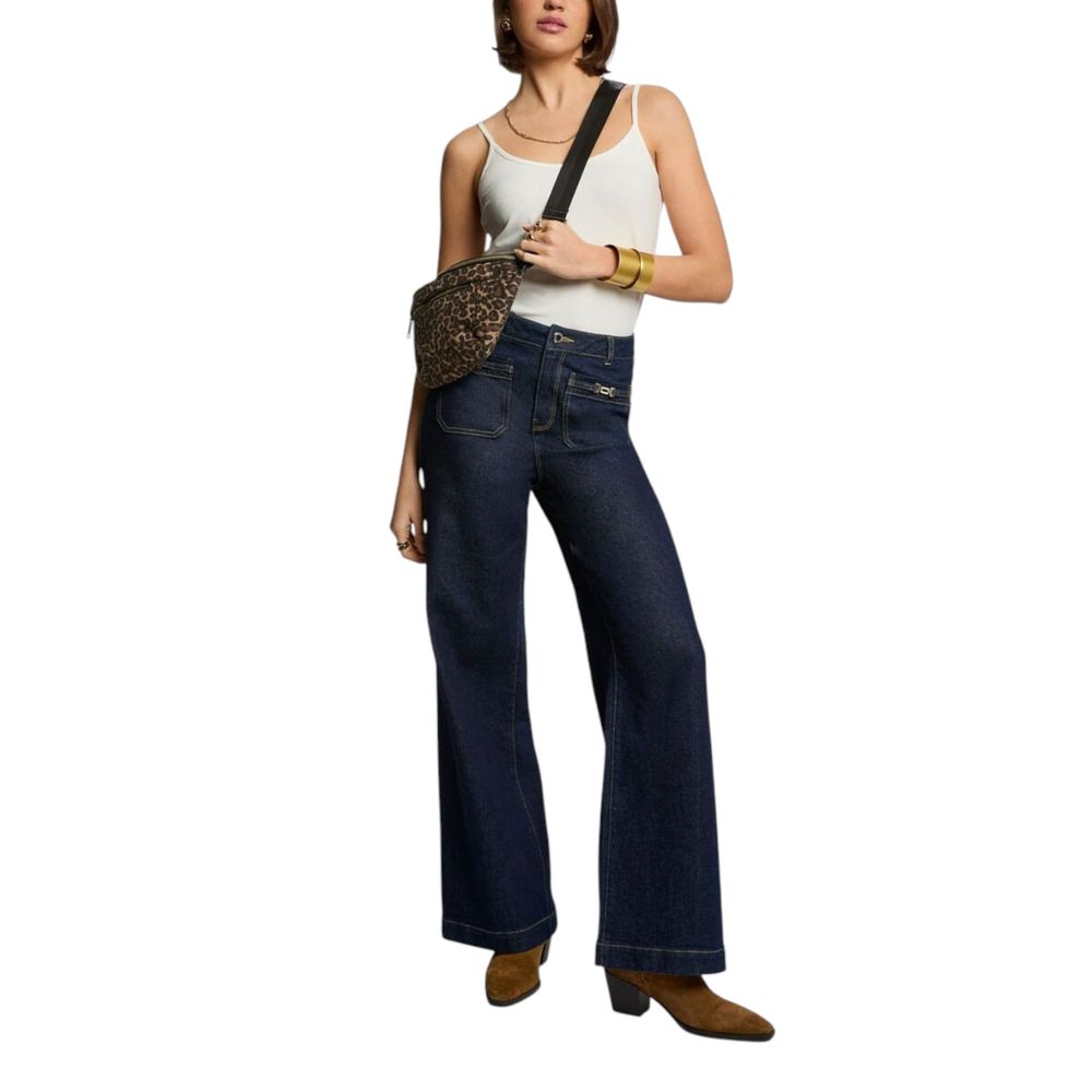 Morgan De Toi Cremefarbenes Baumwoll-Tank-Top