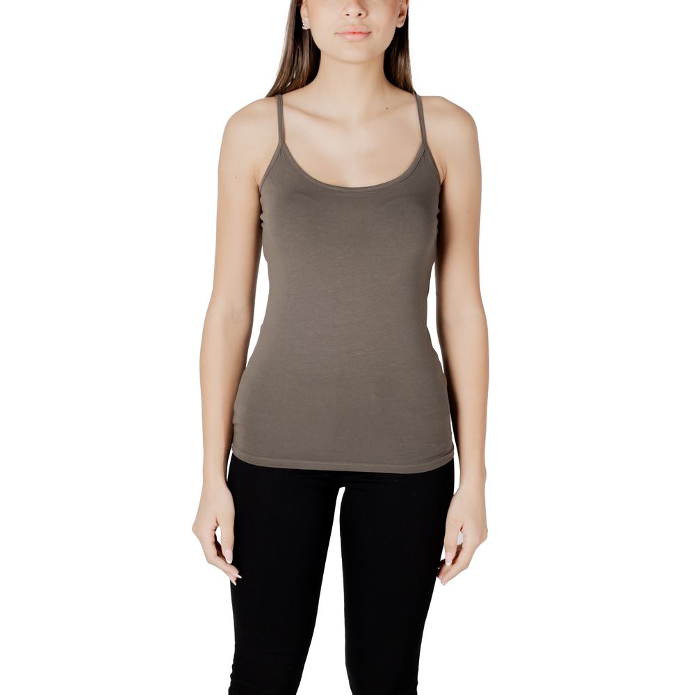 Morgan De Toi Grünes Baumwoll-Tank-Top