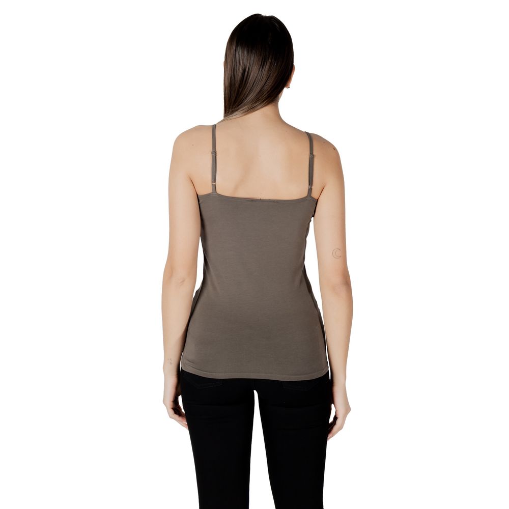Morgan De Toi Grünes Baumwoll-Tank-Top