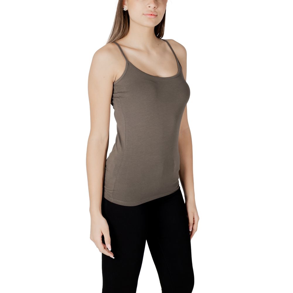 Morgan De Toi Grünes Baumwoll-Tank-Top