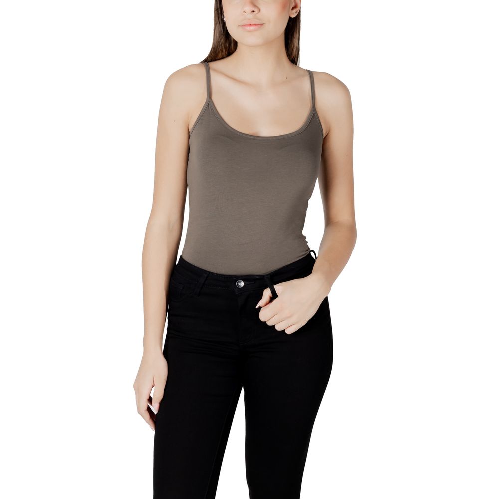 Morgan De Toi Grünes Baumwoll-Tank-Top