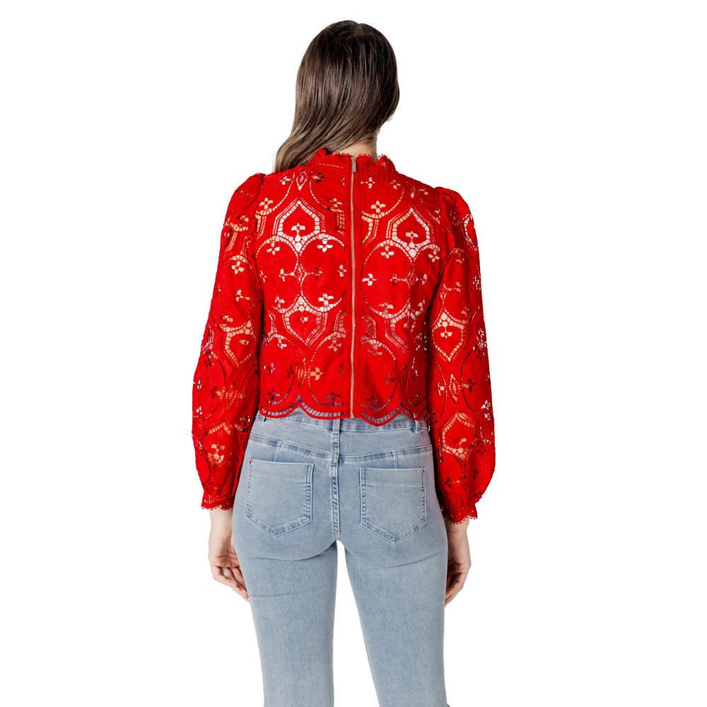 Morgan De Toi Rote Polyester-Bluse