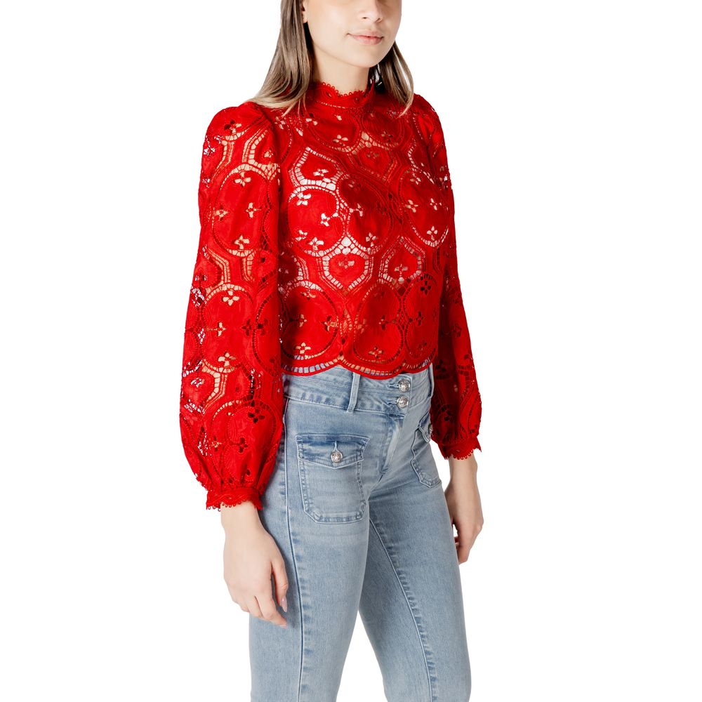 Morgan De Toi Rote Polyester-Bluse