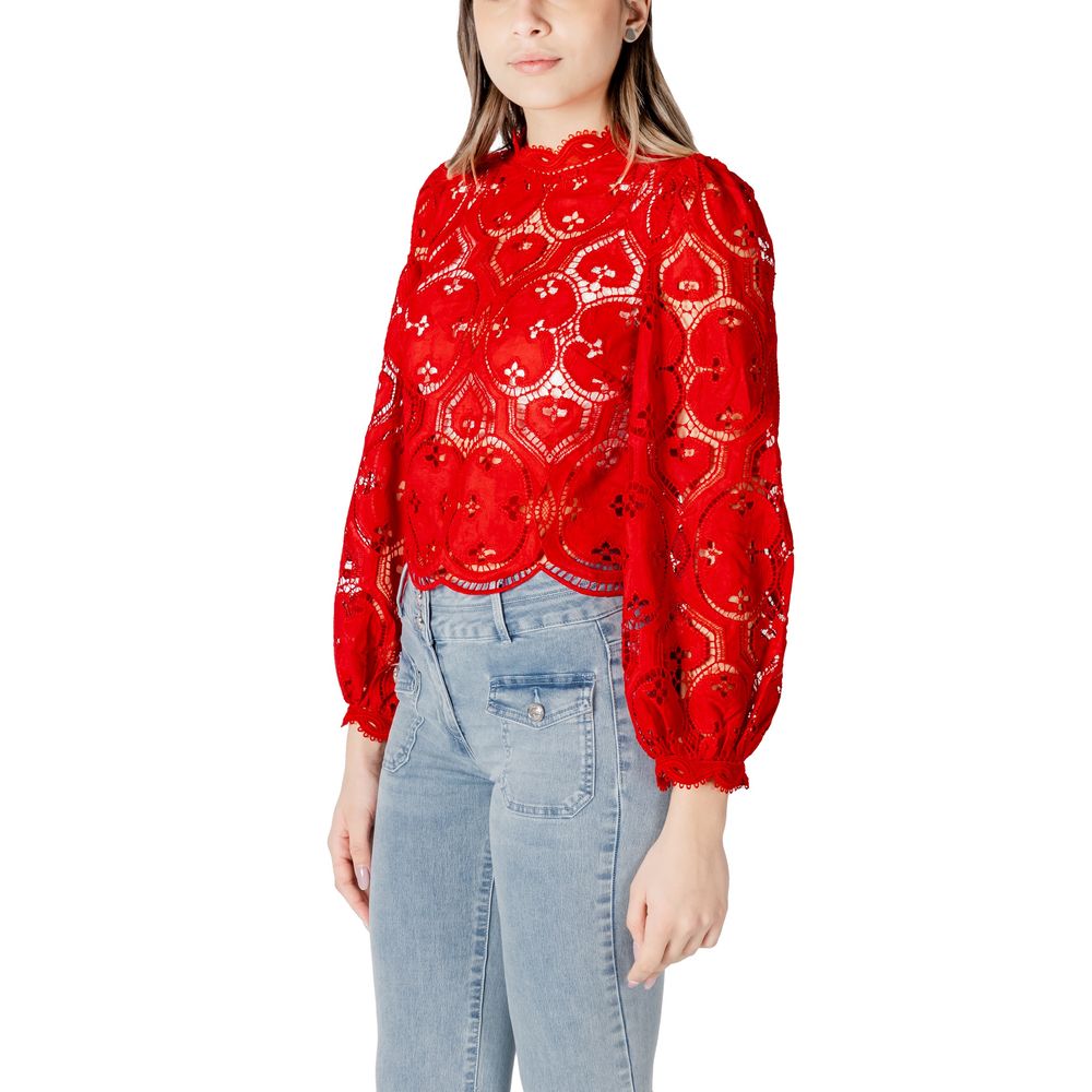 Morgan De Toi Rote Polyester-Bluse