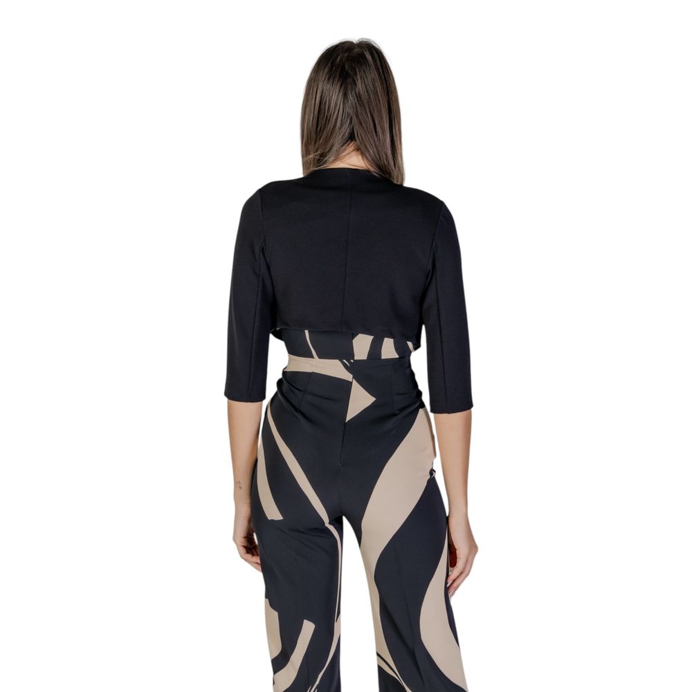 Rinascimento Schwarze ärmellose Jacke aus Polyester