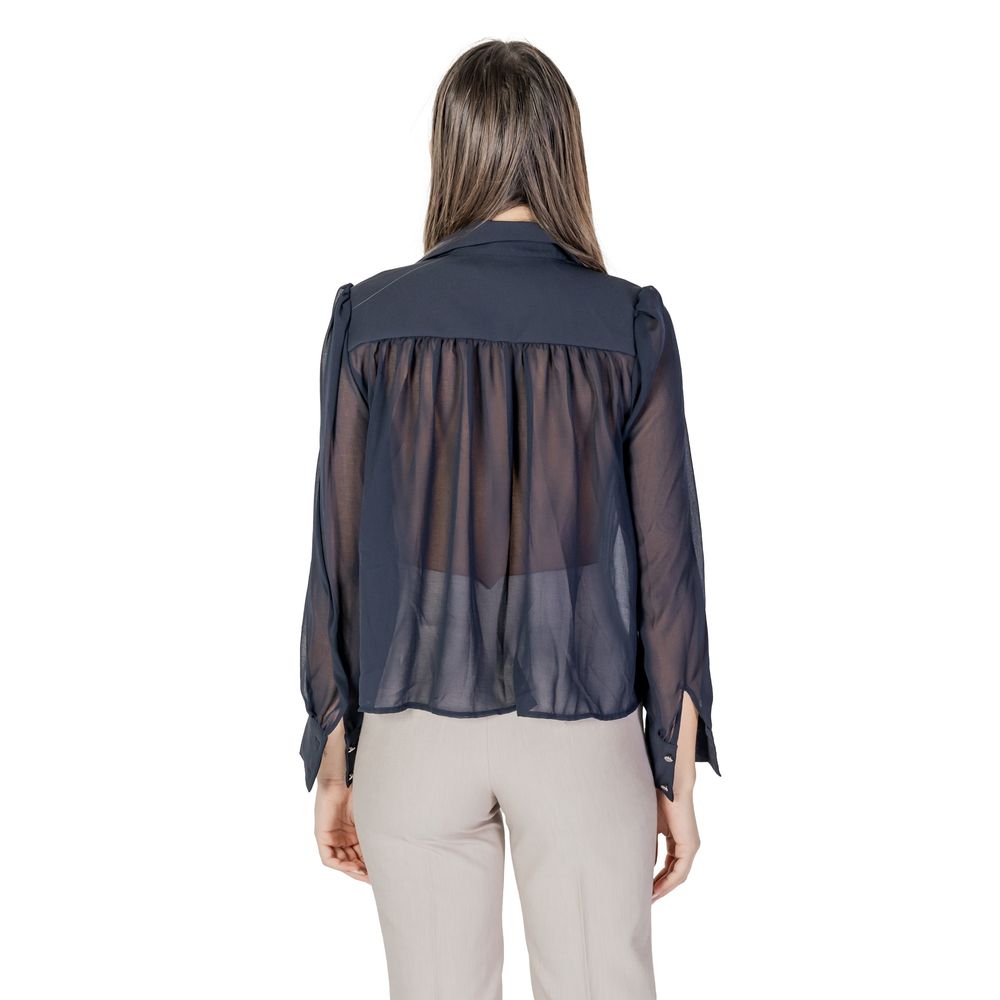 Morgan De Toi Blaues Polyester-Hemd
