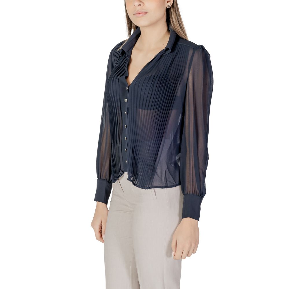 Morgan De Toi Blaues Polyester-Hemd