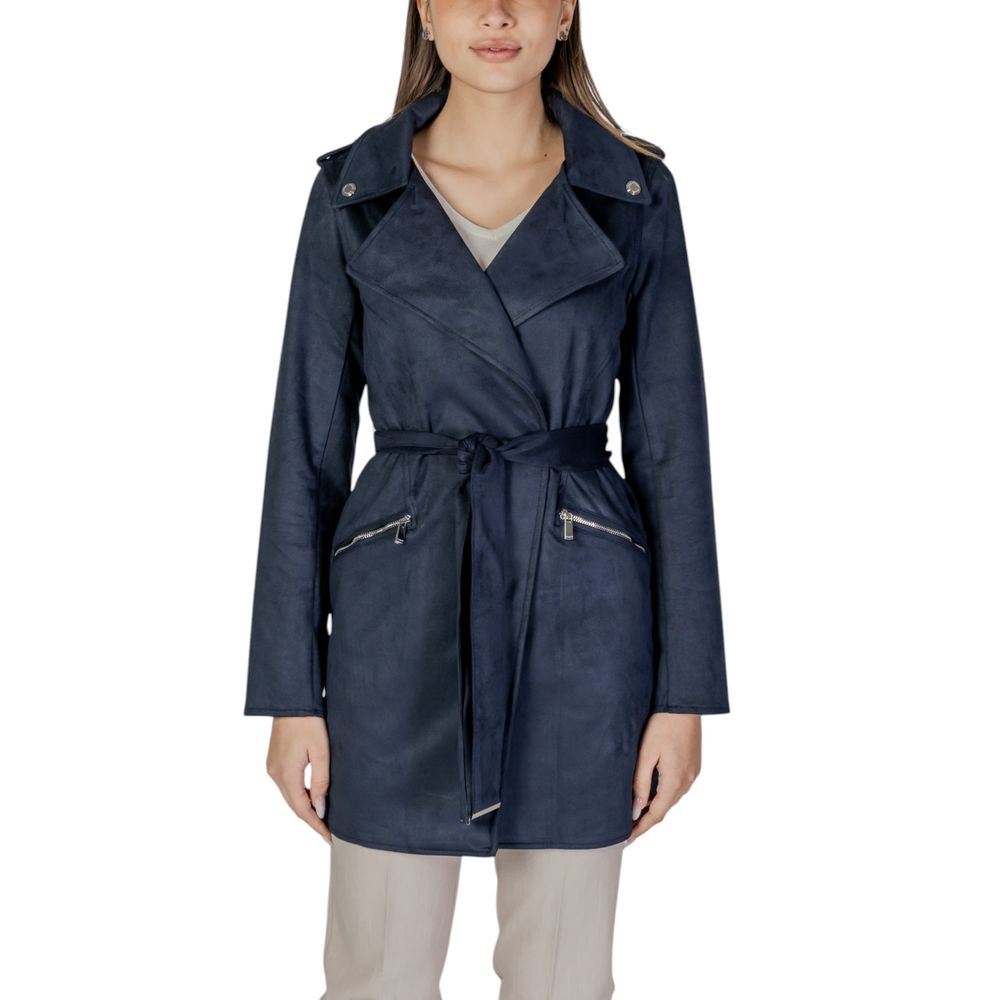 Morgan De Toi Blauer Polyester-Mantel