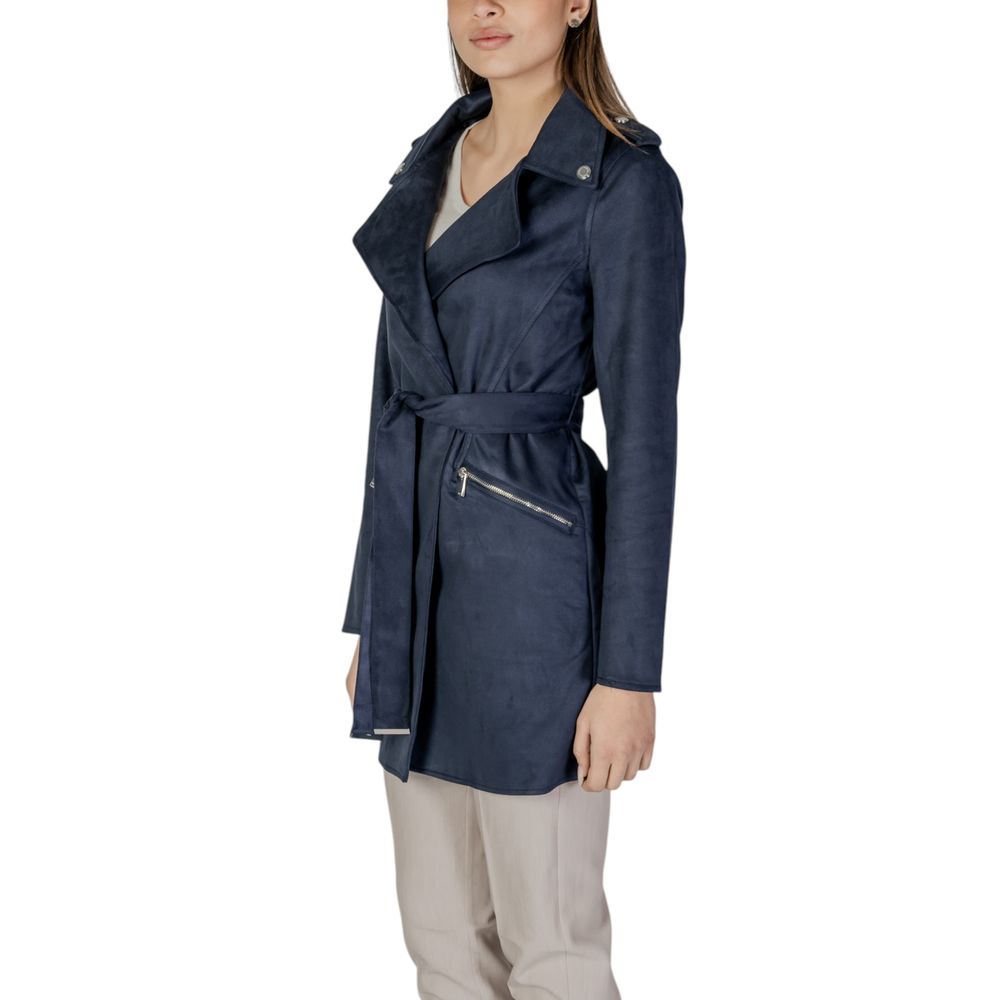 Morgan De Toi Blauer Polyester-Mantel