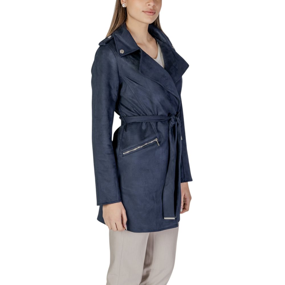 Morgan De Toi Blauer Polyester-Mantel