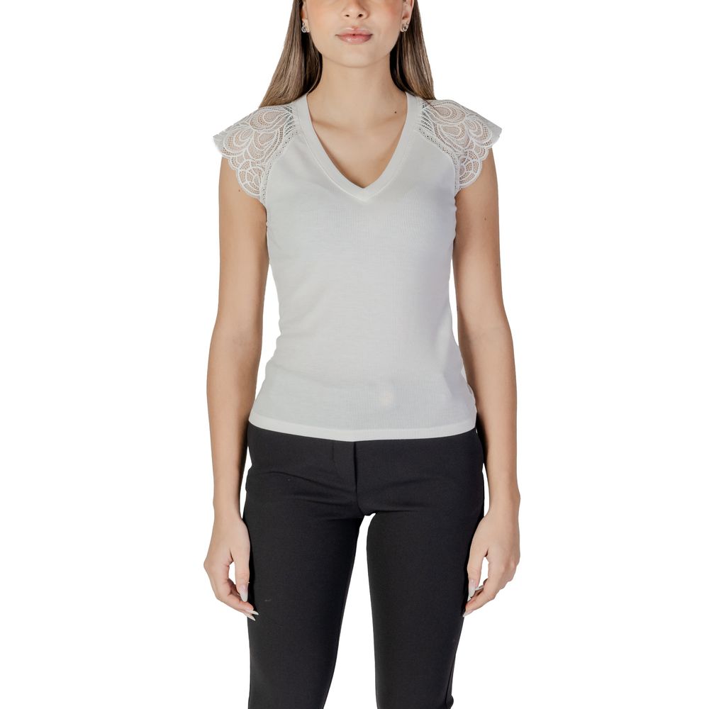 Morgan De Toi Weißes Tank-Top aus recyceltem Polyester