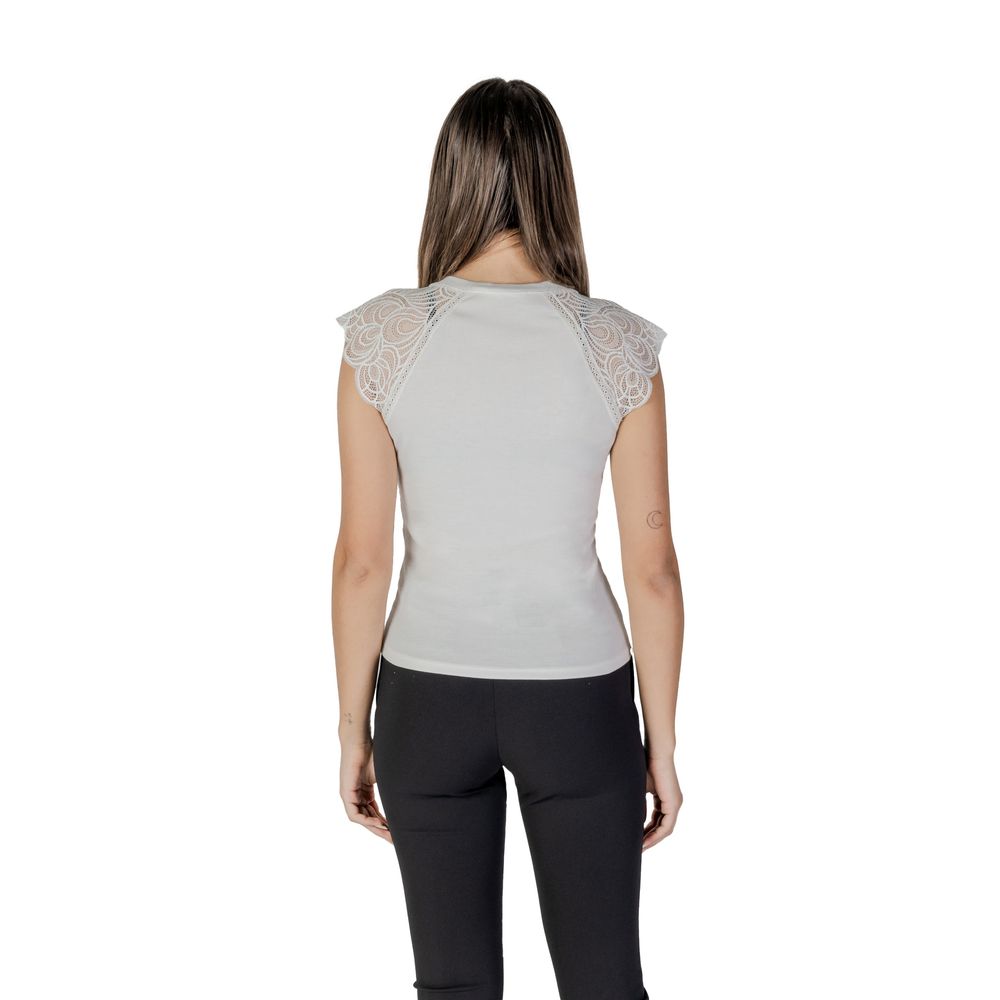 Morgan De Toi Weißes Tank-Top aus recyceltem Polyester