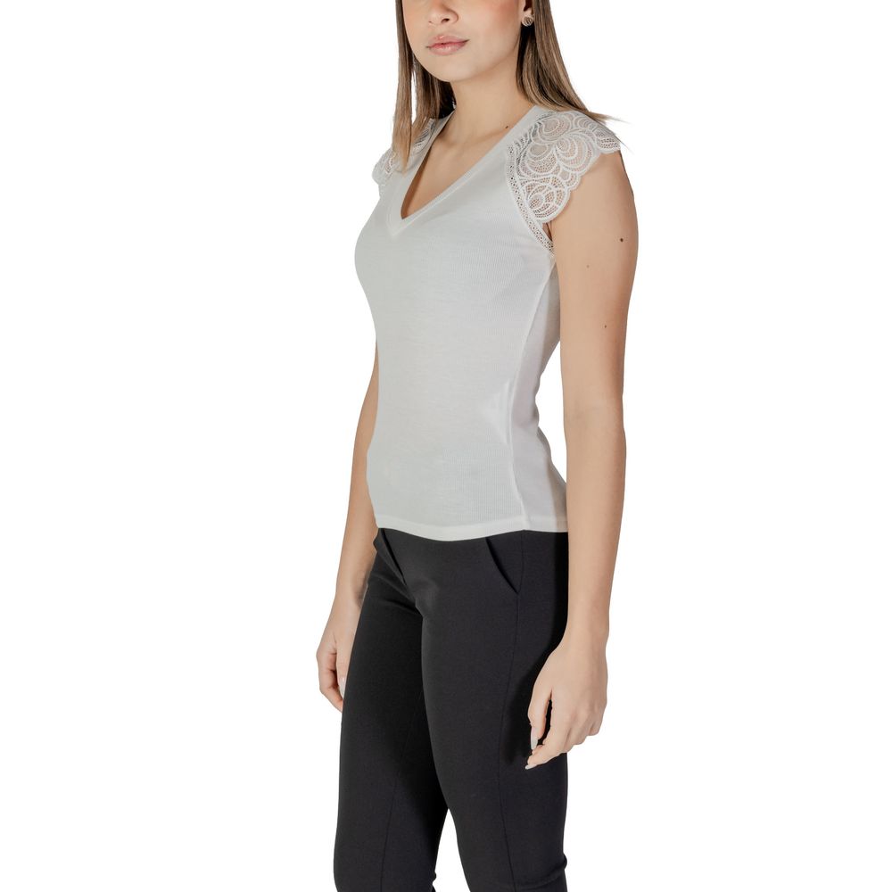 Morgan De Toi Weißes Tank-Top aus recyceltem Polyester