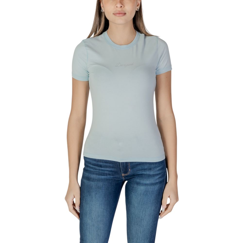 Desigual T-Shirt aus blauer Baumwolle