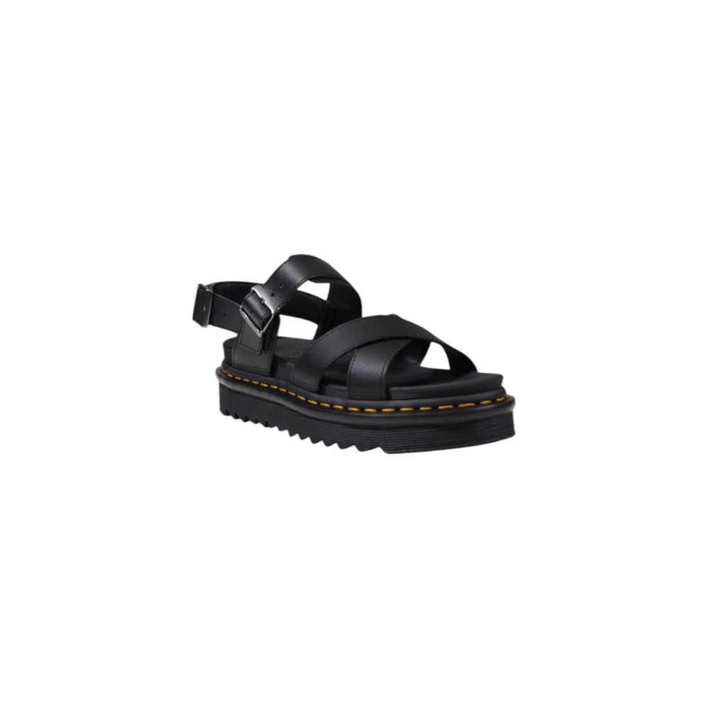 Dr. Martens Schwarze Ledersandalen