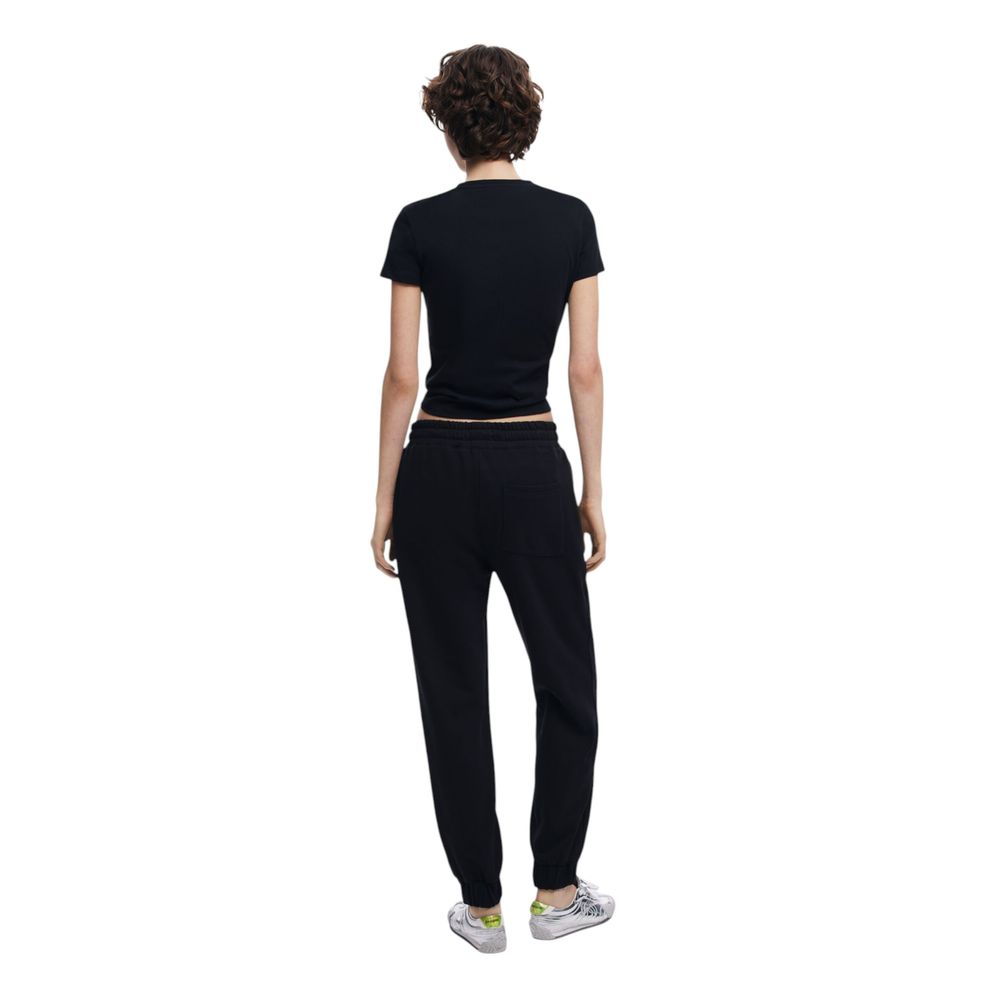 Desigual Schwarze Cotton Mom Jean