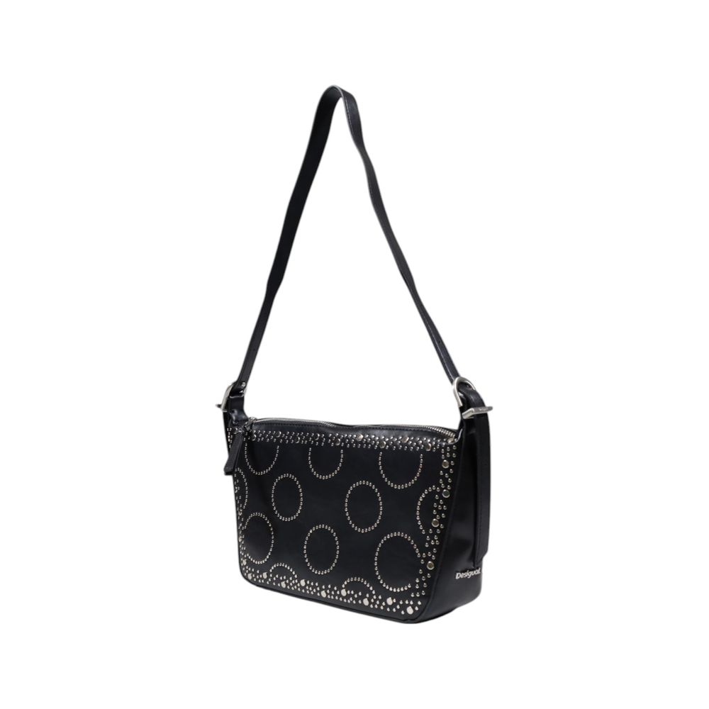 Desigual Schwarze Polyethylen-Handtasche