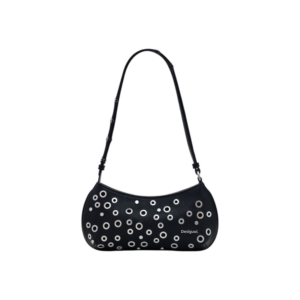 Desigual Schwarze Polyethylen-Handtasche