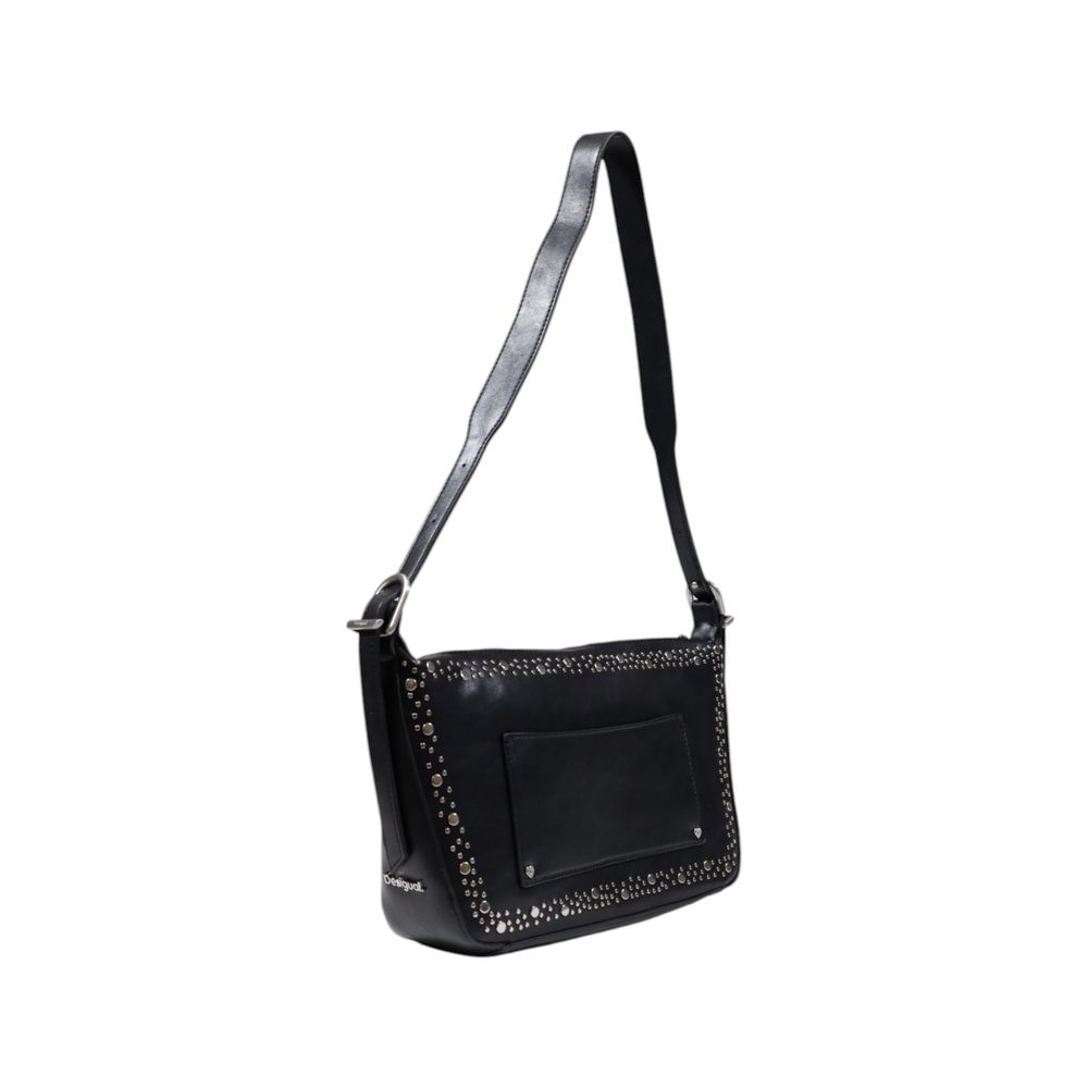 Desigual Schwarze Polyethylen-Handtasche