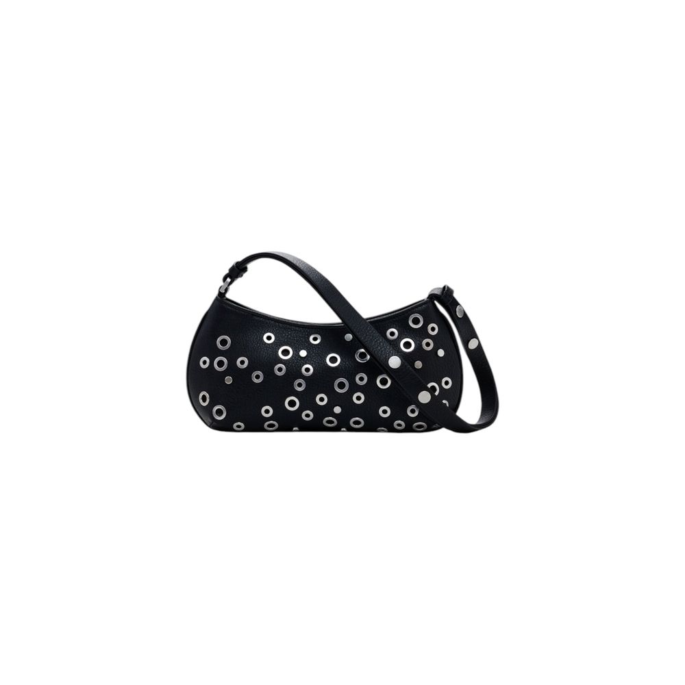 Desigual Schwarze Polyethylen-Handtasche