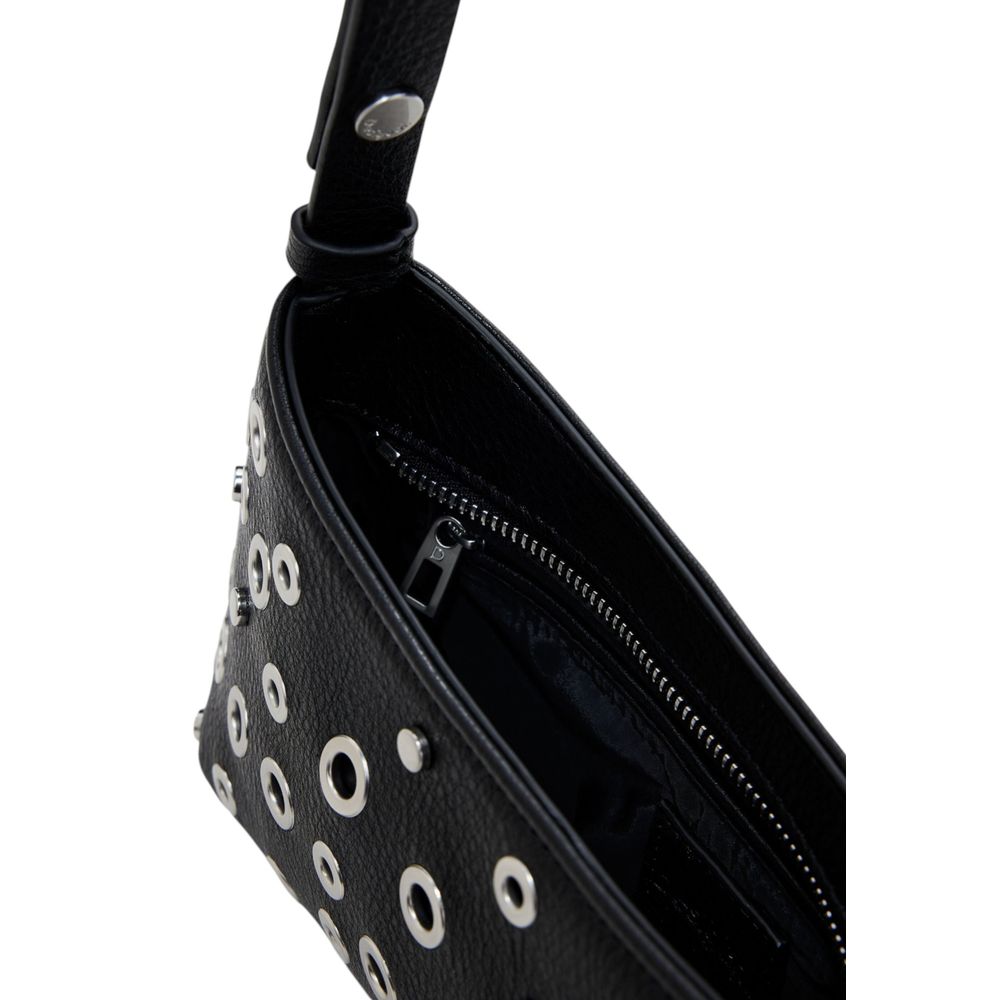 Desigual Schwarze Polyethylen-Handtasche