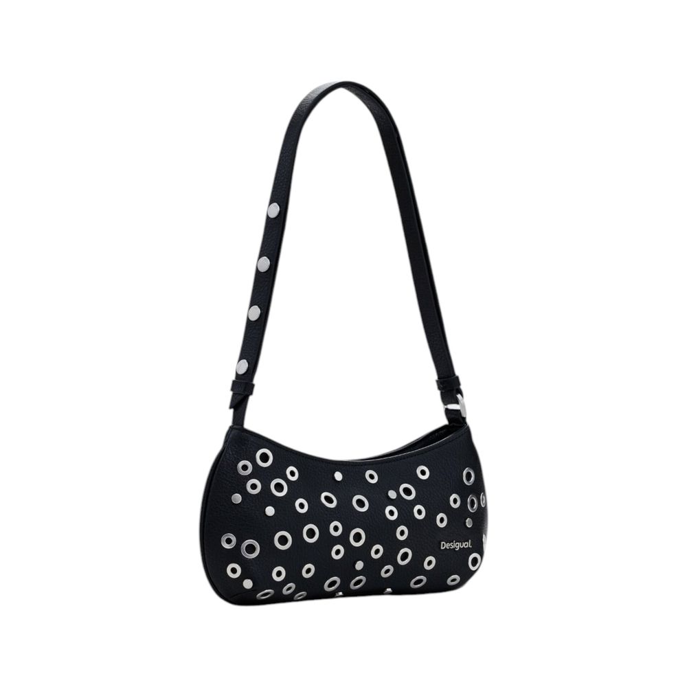 Desigual Schwarze Polyethylen-Handtasche