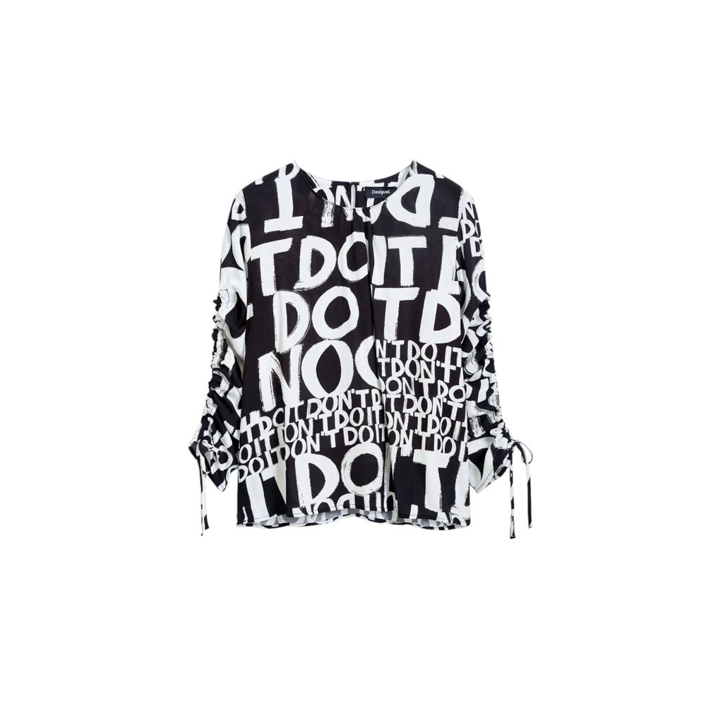 Desigual Schwarze Viskosebluse