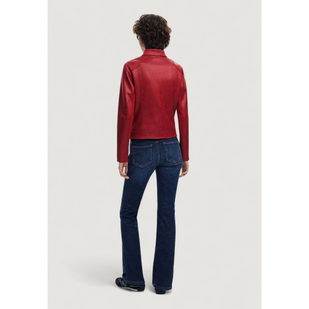 Desigual Rote Polyesterjacken &amp