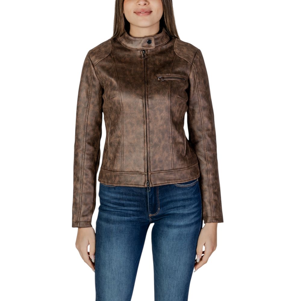 Desigual Braune Polyesterjacken &amp
