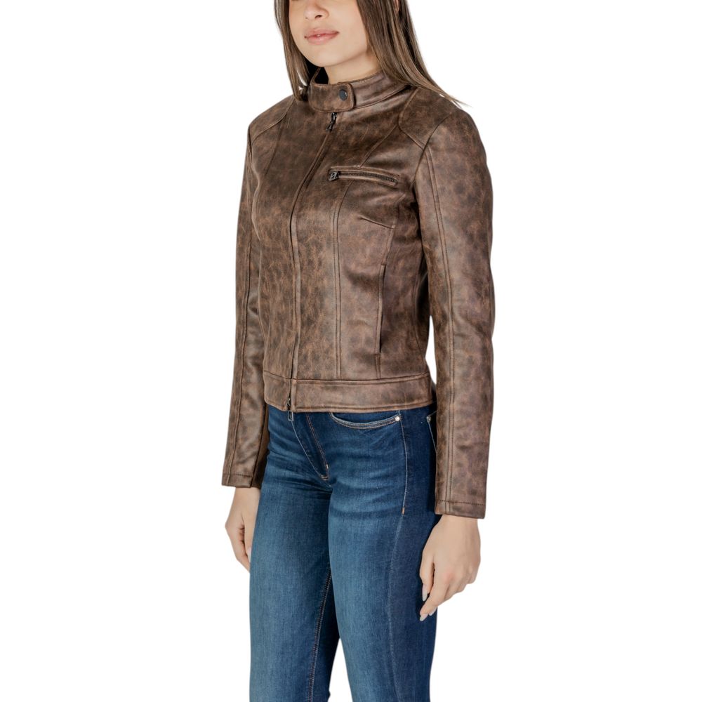 Desigual Braune Polyesterjacken &amp