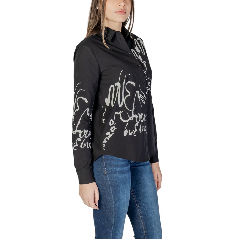 Desigual Schwarzes Baumwollhemd