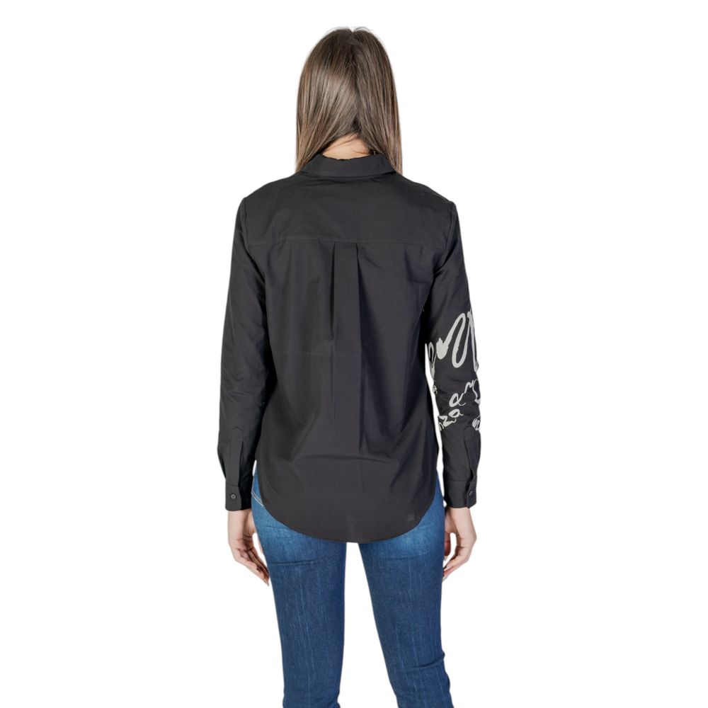 Desigual Schwarzes Baumwollhemd