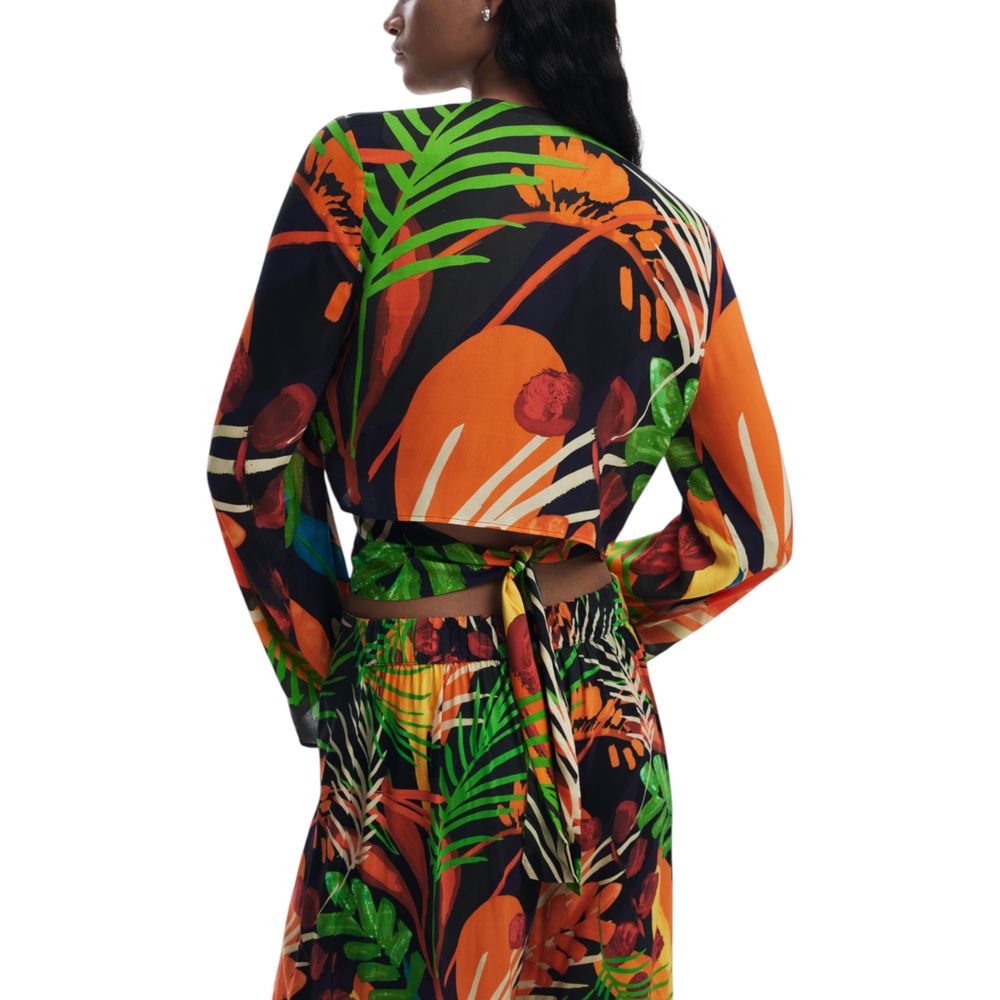 Desigual Schwarzes Viskose-Top