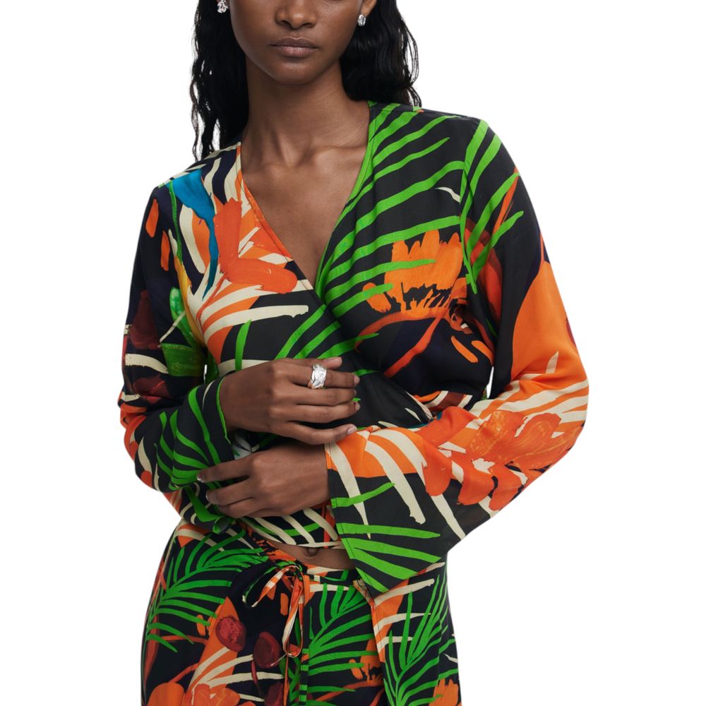 Desigual Schwarzes Viskose-Top