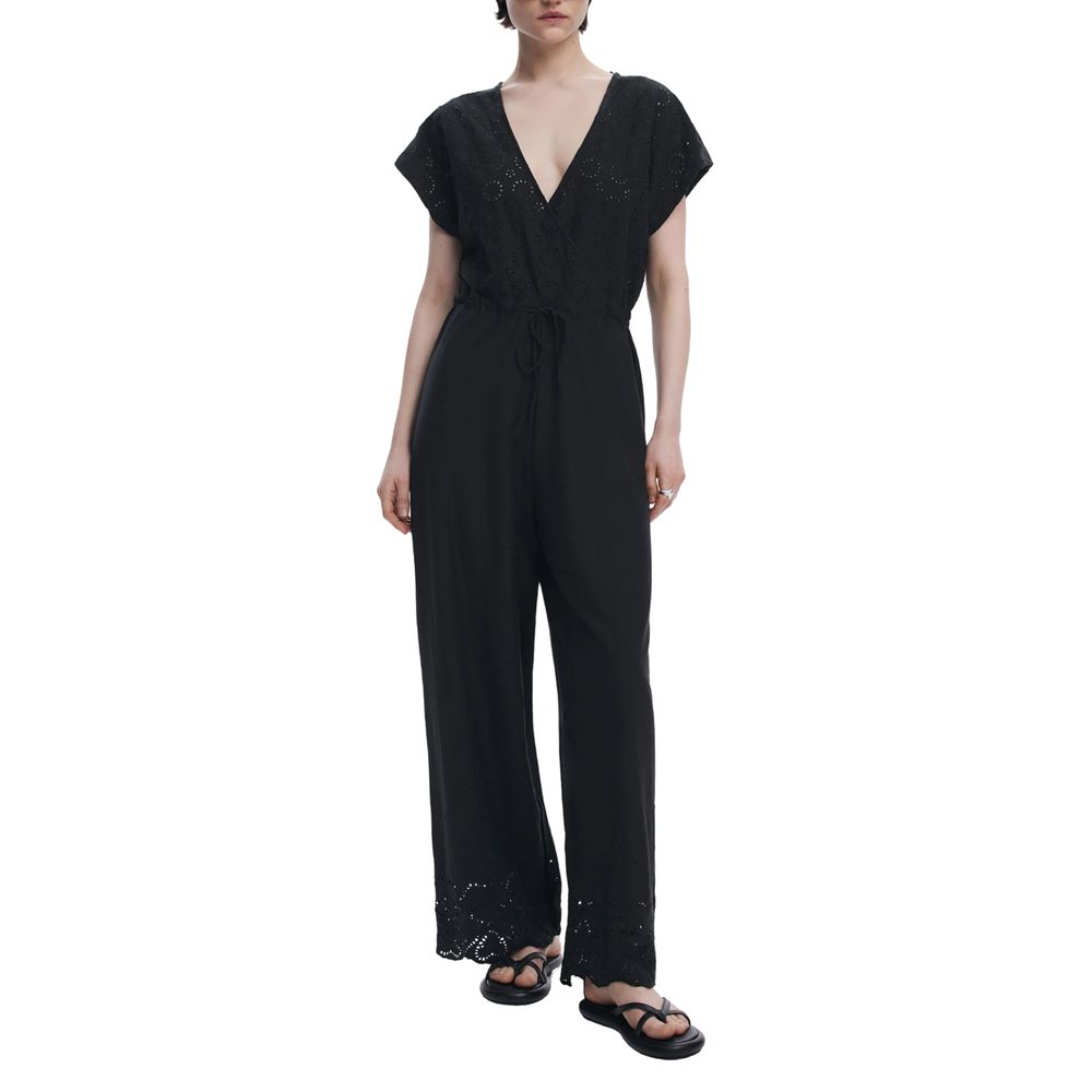 Desigual Schwarzer Polyester-Overall