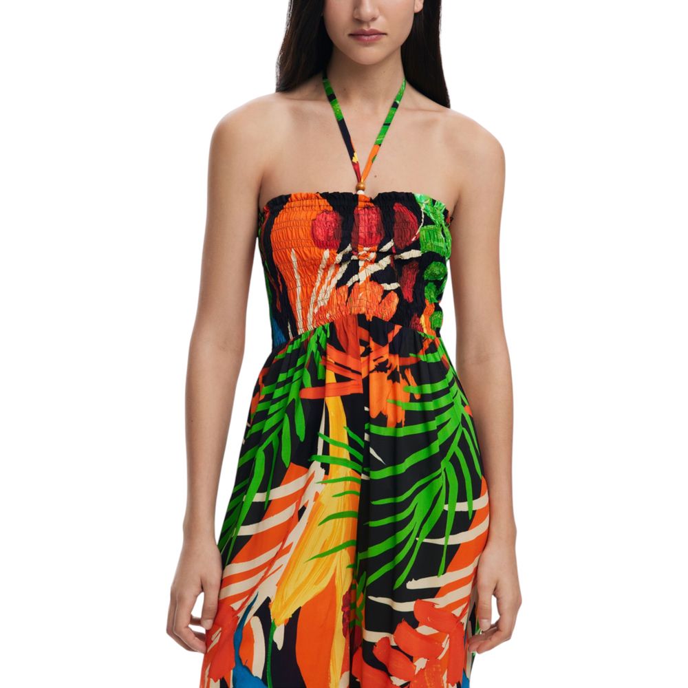 Desigual Schwarzer Viskose-Overall
