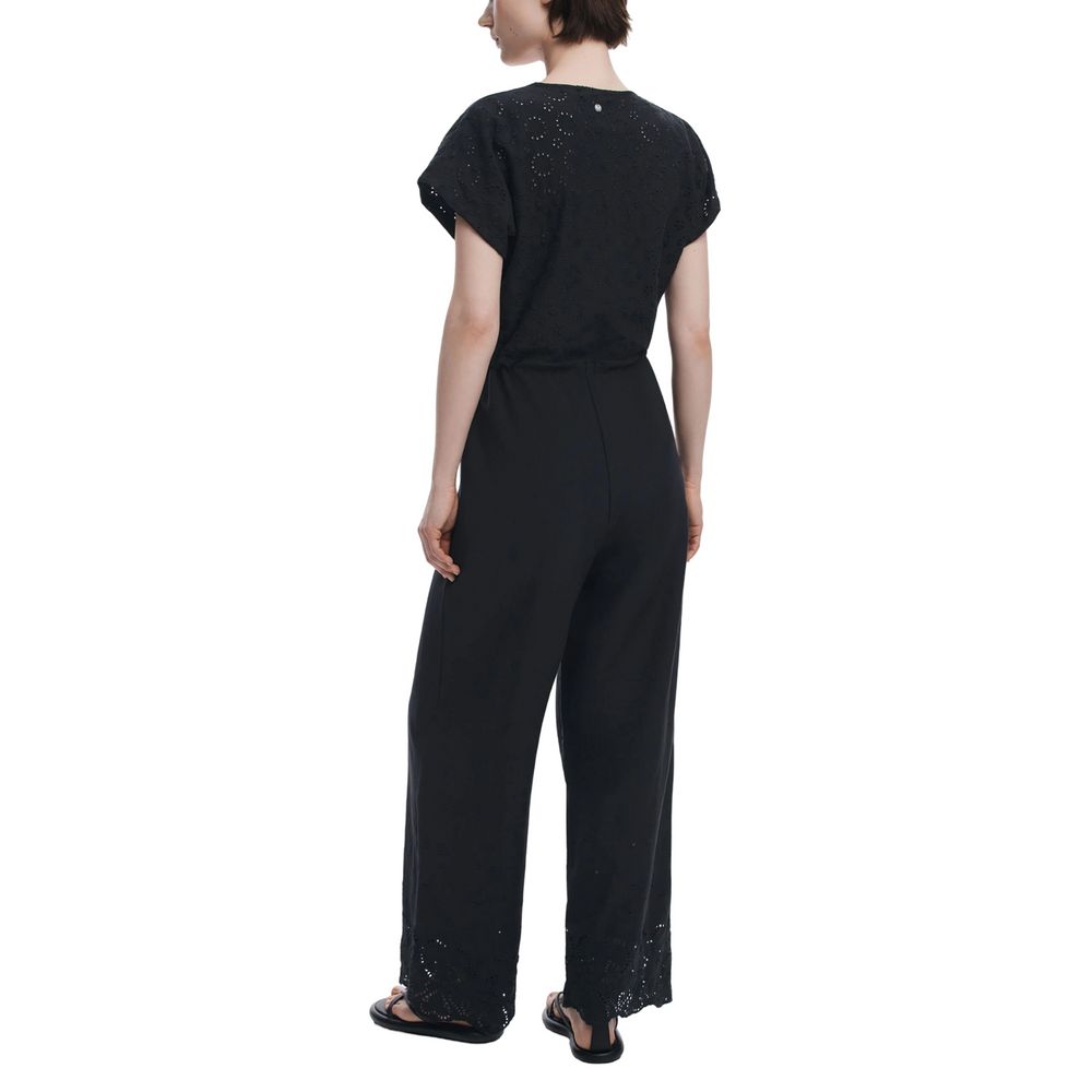 Desigual Schwarzer Polyester-Overall