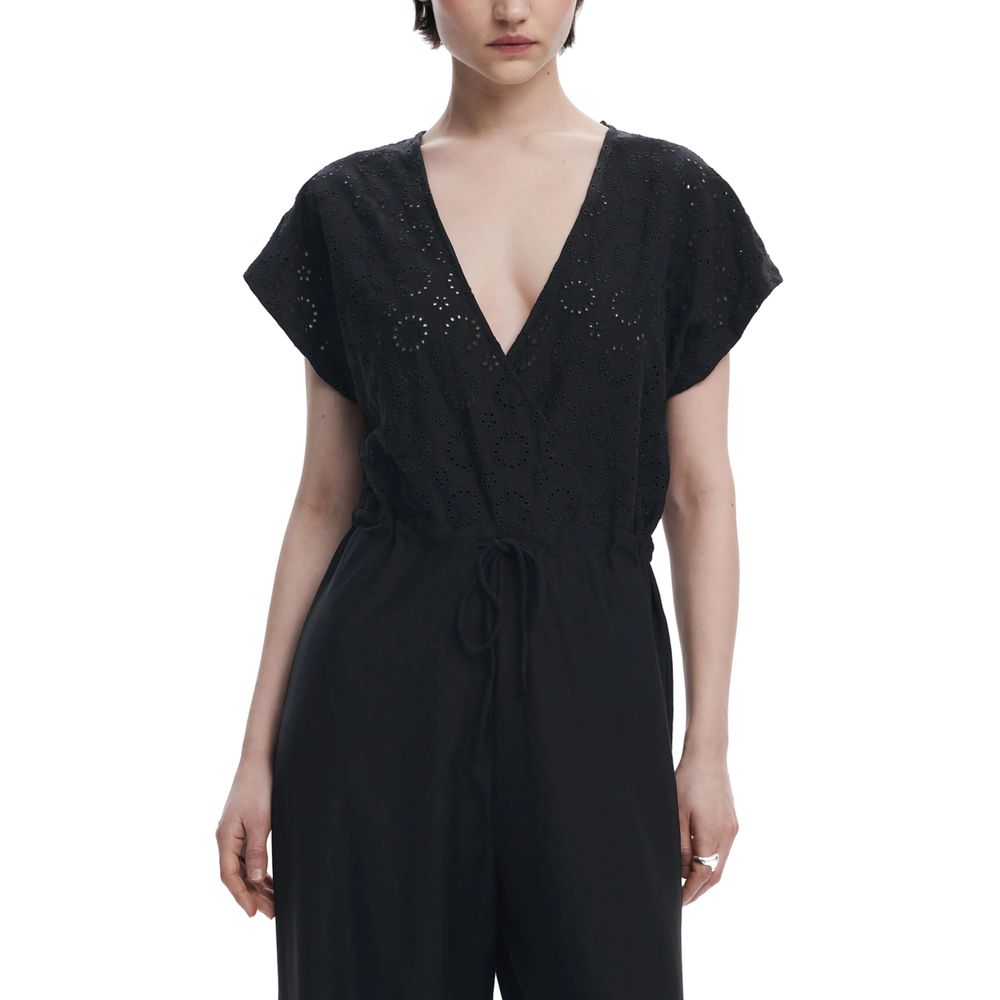Desigual Schwarzer Polyester-Overall
