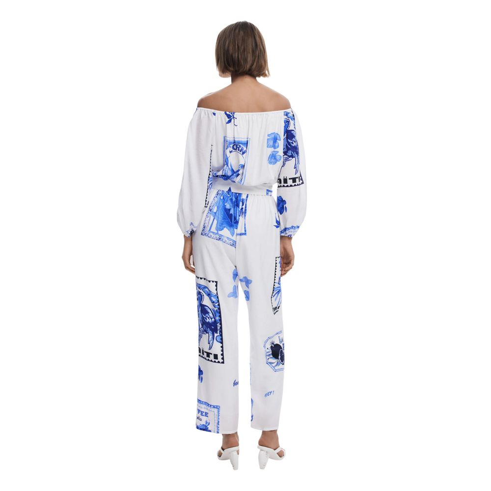 Desigual Weißer Viskose-Overall