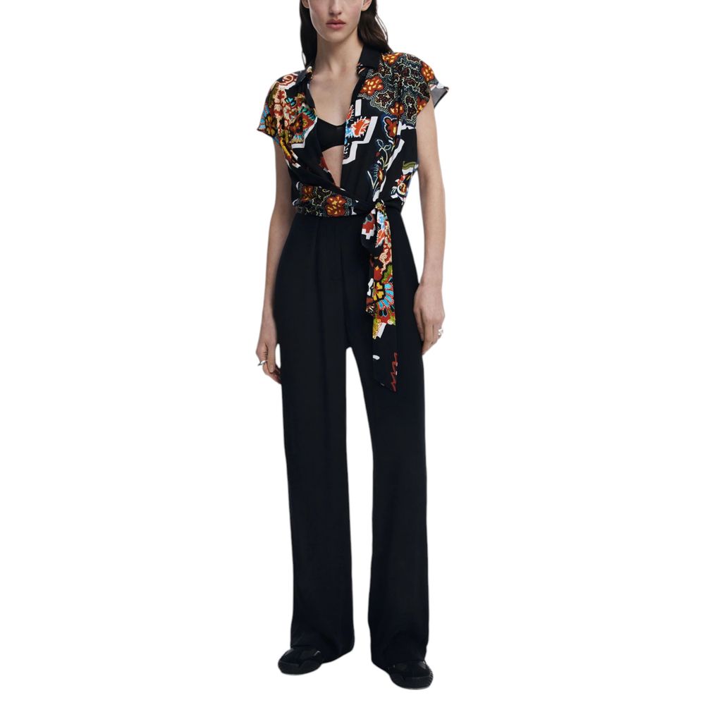 Desigual Schwarzer Viskose-Overall