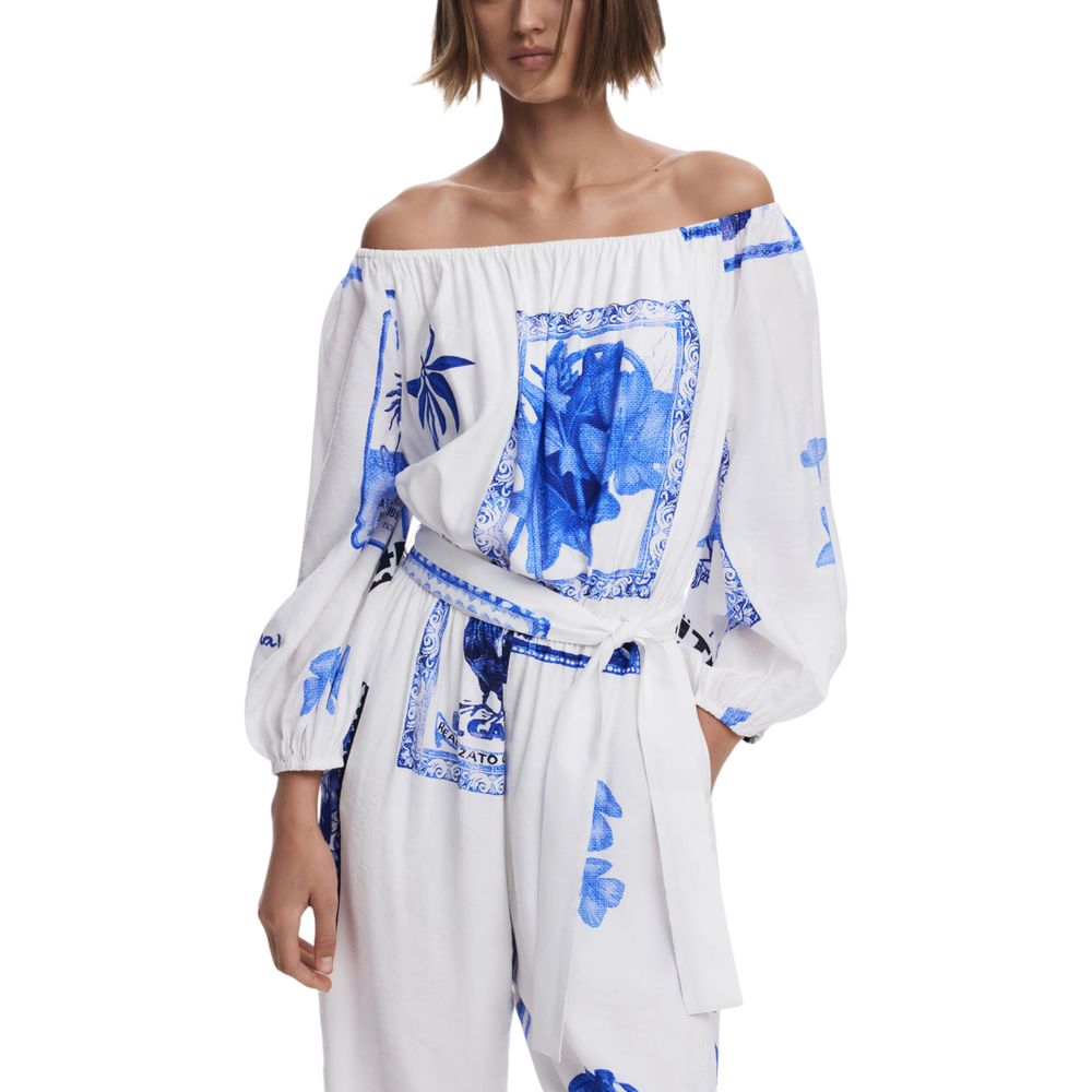 Desigual Weißer Viskose-Overall