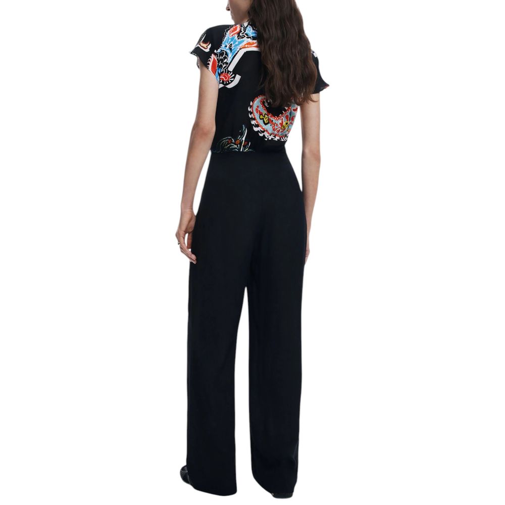 Desigual Schwarzer Viskose-Overall