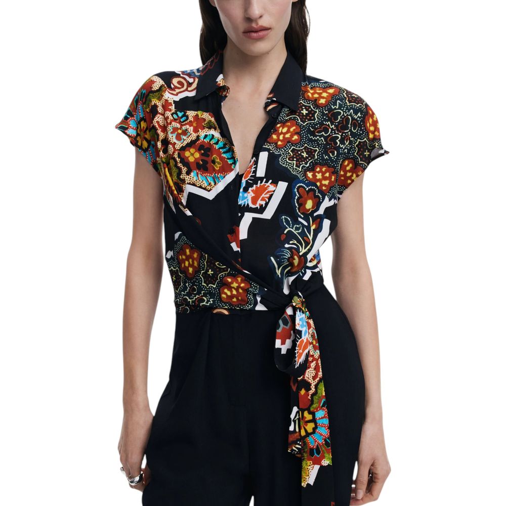 Desigual Schwarzer Viskose-Overall