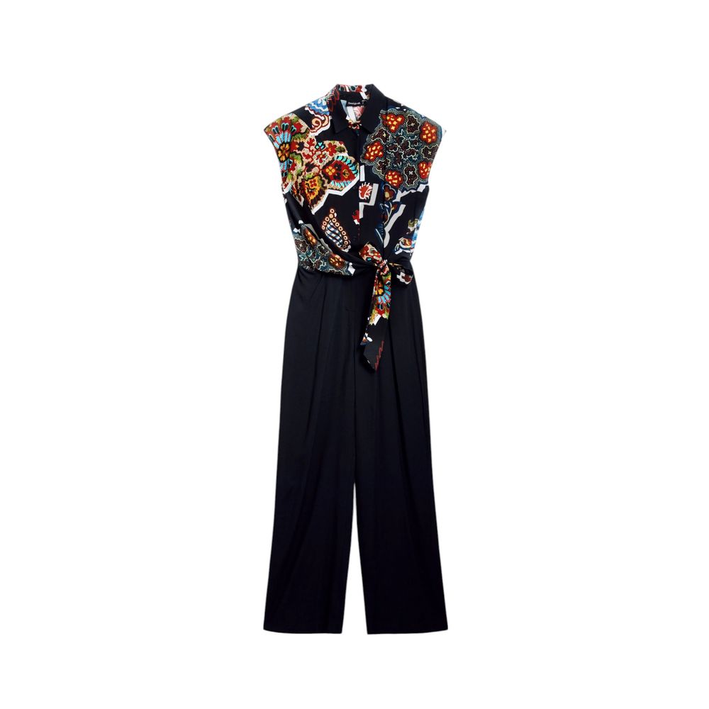 Desigual Schwarzer Viskose-Overall