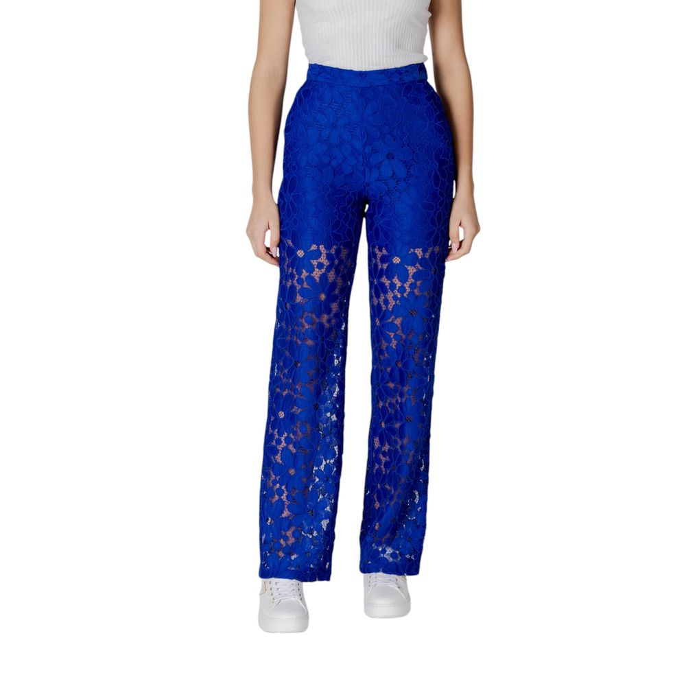 Desigual Blaue Polyester-Hose