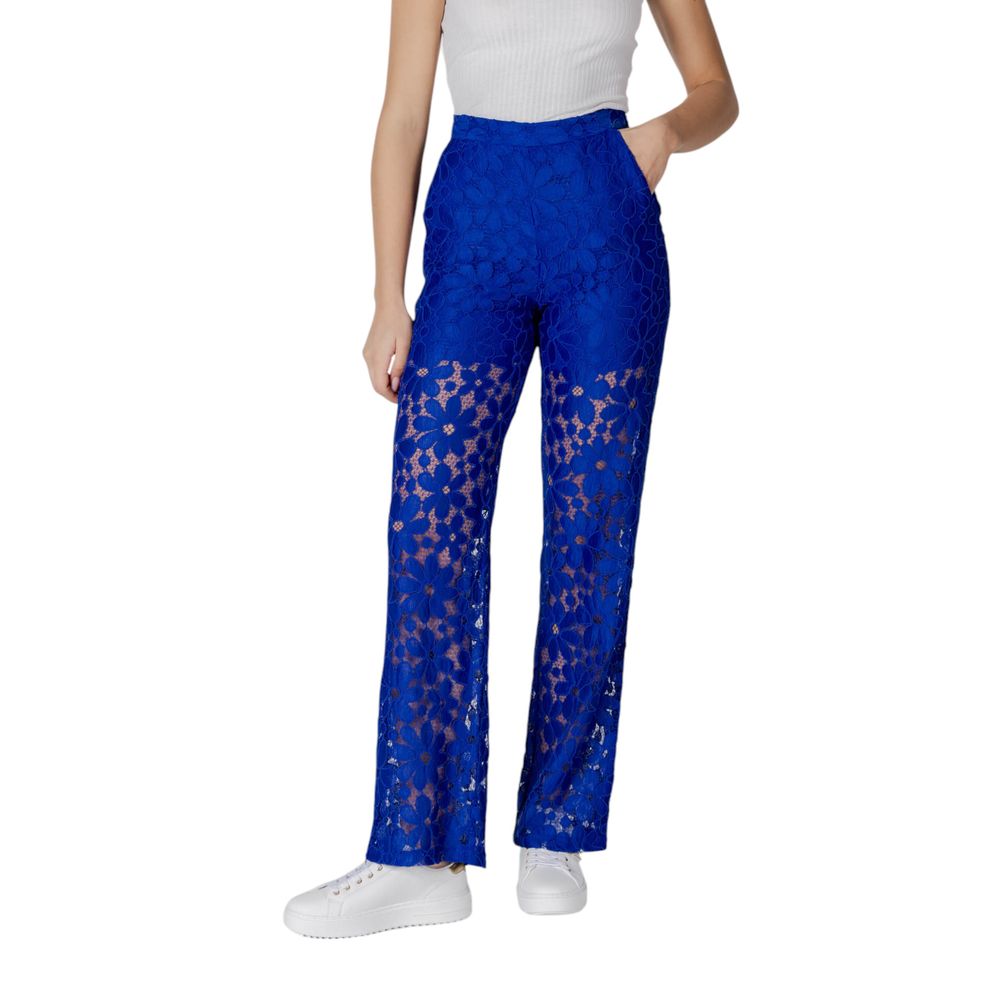 Desigual Blaue Polyester-Hose
