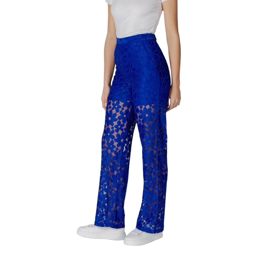 Desigual Blaue Polyester-Hose