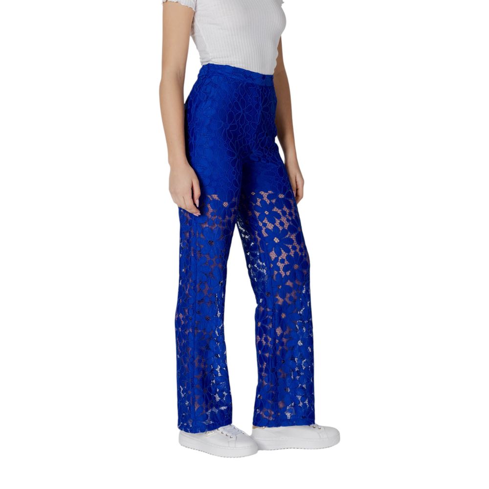Desigual Blaue Polyester-Hose